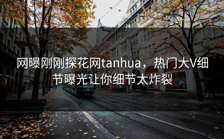网曝刚刚探花网tanhua，热门大V细节曝光让你细节太炸裂